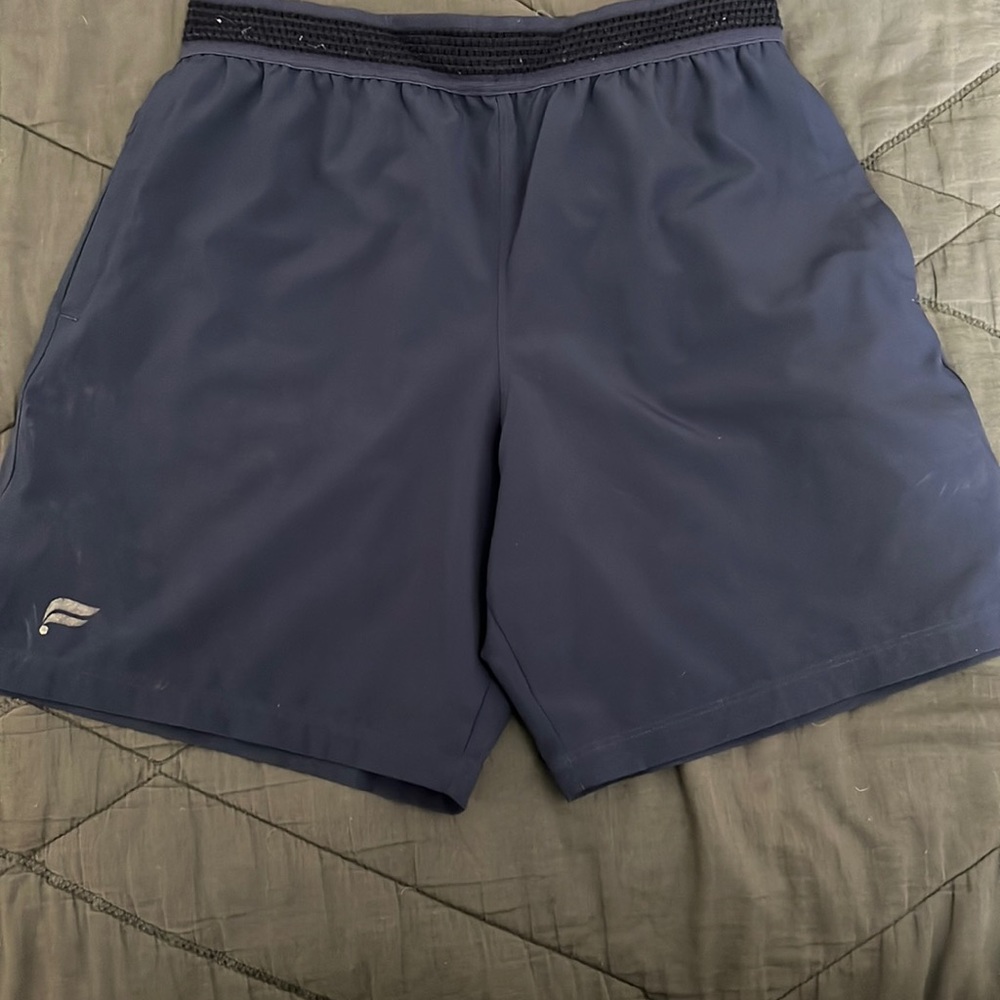 FABLETICS BLACK NYLON SHORTS 6.5in|